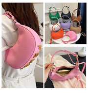 Luxury semi-circular crescent handbag - Shop All Digital 