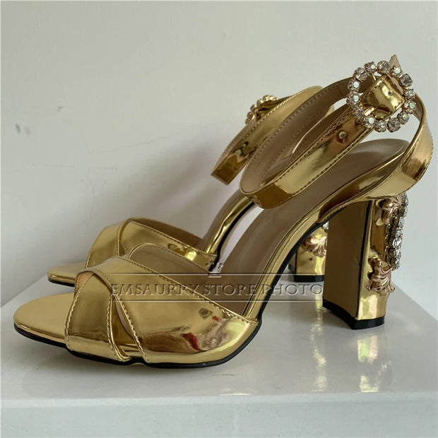 JEWELED CRYSTAL  Women Luxury Sandals - Shop All Digital 