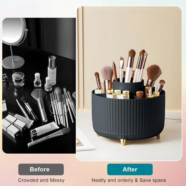 Luxury 360° Rotating Makeup Holder and Organizer