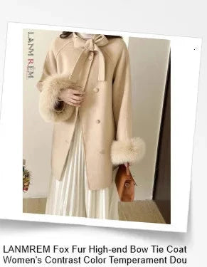 Luxury LANMREM High End Double Sided Cashmere Winter Coat - Shop All Digital 