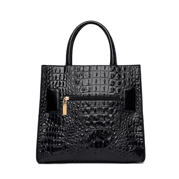 Brand Women Crocodile Handbag Luxury Belt Handbags Women Leather Shoulder Bags Designer Crossbody Bags Female Retro Tote Handbag - Shop All Digital 