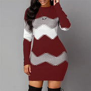 Women Elegant Long Sleeve Knit Sweater