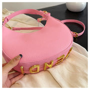 Luxury semi-circular crescent handbag - Shop All Digital 